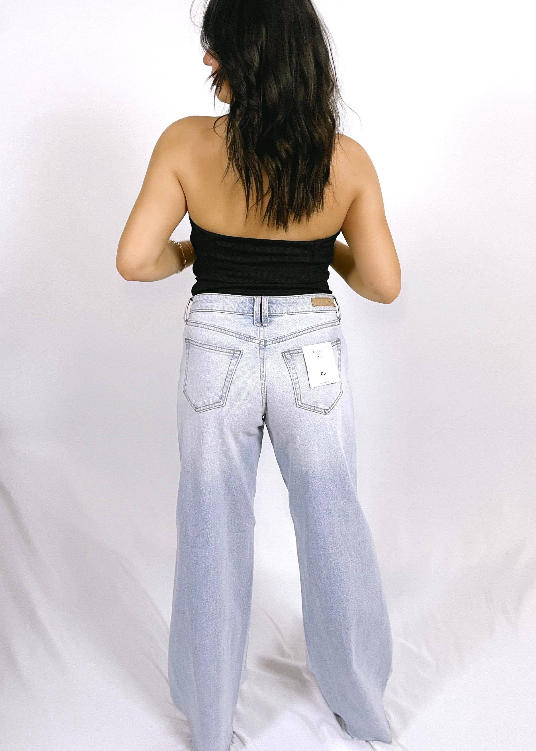 Low-Rise Mom Jeans - CC Boutique
